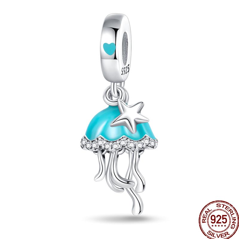 Copper Spring Luminous Insect Butterfly Series Flower Element Gift Beads Suitable For Pan Original Bracelet