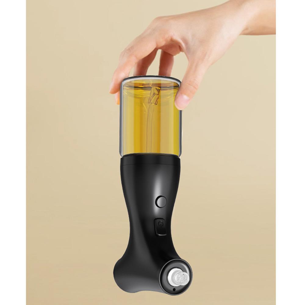 Leak-proof Vinegar Sauce Sprayer with Lights Glass Oil Spritzer Cooking Oil Dispenser  BBQ