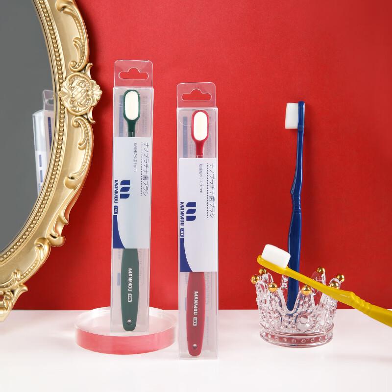 RAOYI Ultra-Soft Sensitive Gum Travel Toothbrush 8-Pack