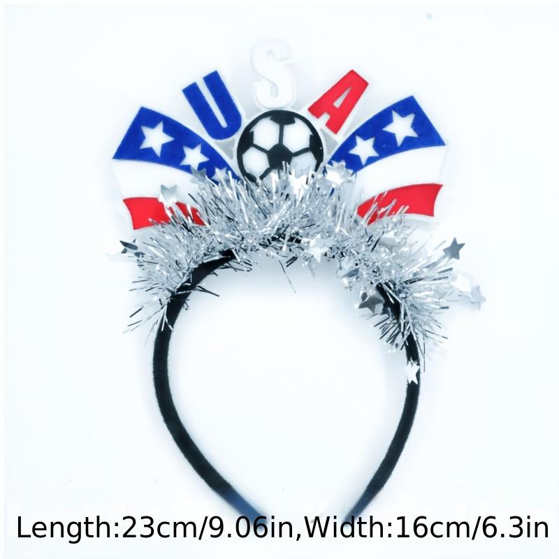 1pcs Football Fans Cheering Headbands, Football-themed Decorative Headband, Football Headband Suitable for Adults and Children
