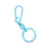 Colorful Zinc Alloy Carabiner Keychain with Rebound Finger Ring