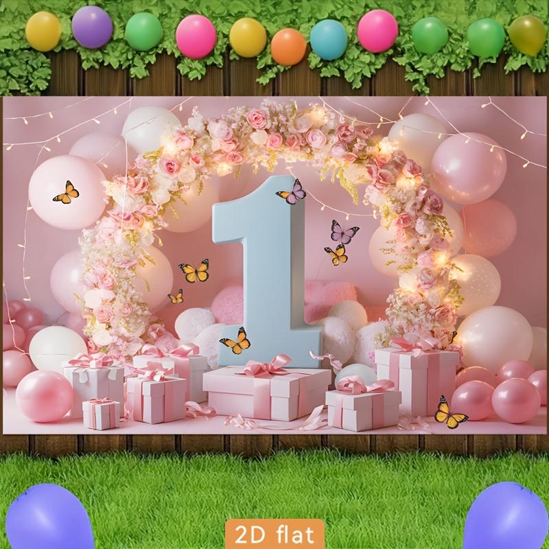 2D Plane - 2D Plane - Party Banner 2D Plane banner 1 piece of polyester background fabric 1st birthday