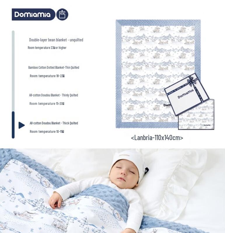 

DOMIAMIA Baby Minky Dot Comfort Blanket