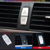 1) Car Warn Light Switch Button Cover Sticker Trim For BMW X1 X6 E70 E71 E84 E60 Perfect Match Easy Installation
