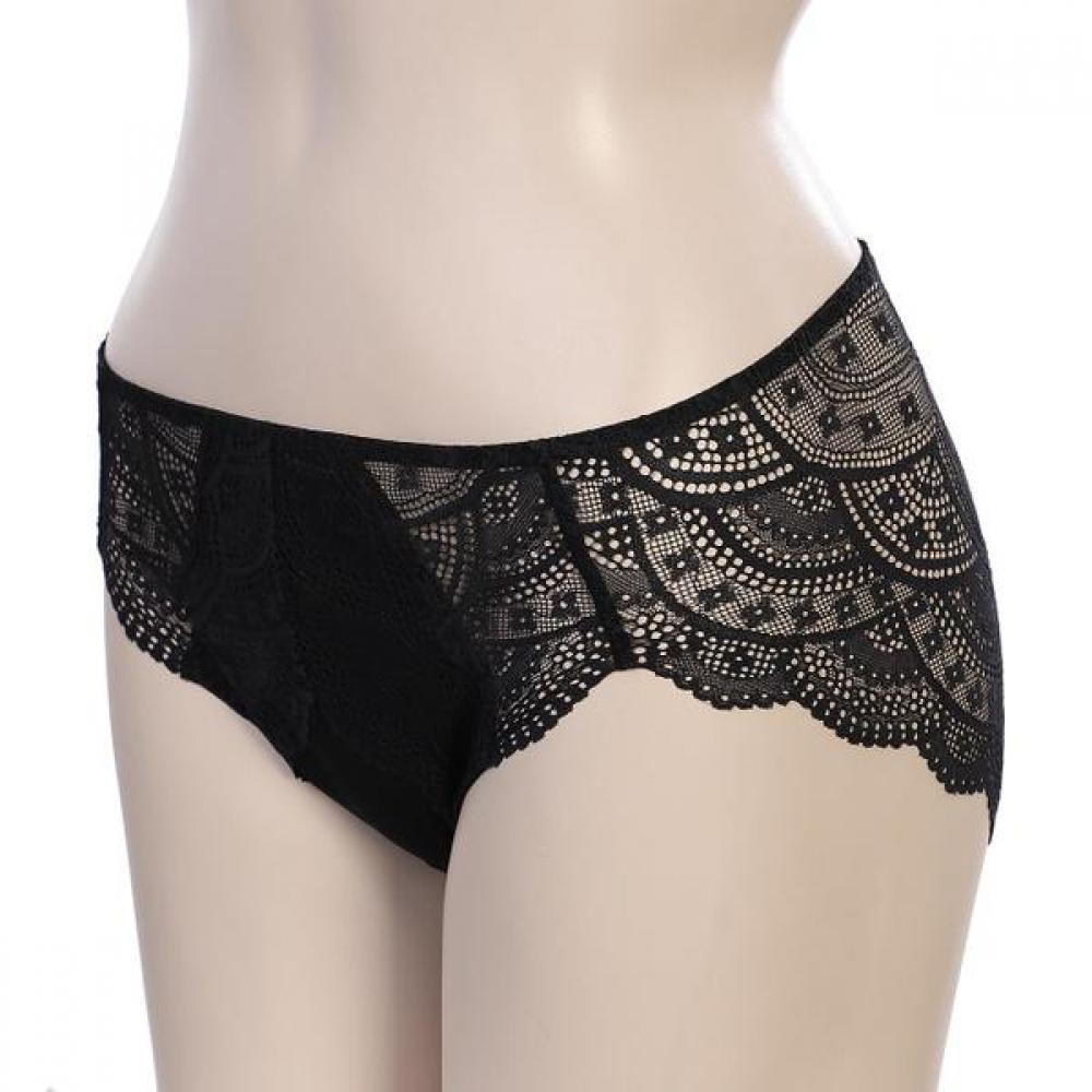 Barbara 2color Lace Triangle Panty Abp4458 