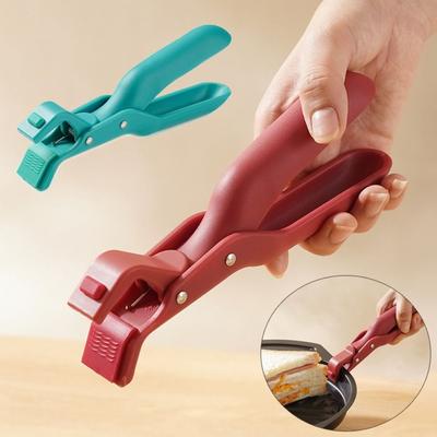 New Anti Scalding Clip Non-slip Silicone Meal Bowls Tongs Kitchen Bowl Clip Gripper Anti Scalding Holder Durable Pot Clips