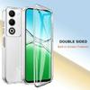 For Oppo A5 5G Case TPU Frame Clear Acrylic Back Phone Cover with PET Film