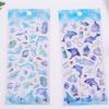 Marine Creature PVC Sticker Embossed Decorative Sticker For Notebook Journal Phone Cover Scrapbooking Embellishments