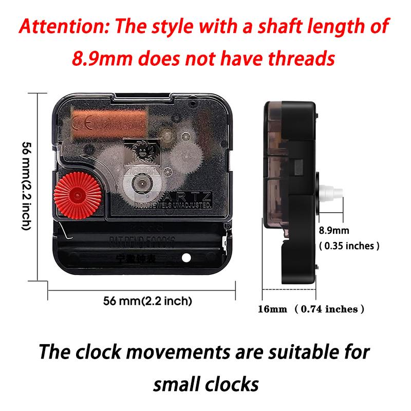 Young Town Wall Clocks Movement 12888 Sun Silent Sweep Second Mechanism Quartz Clock Diy Repair Mechanisms Accessories Kit