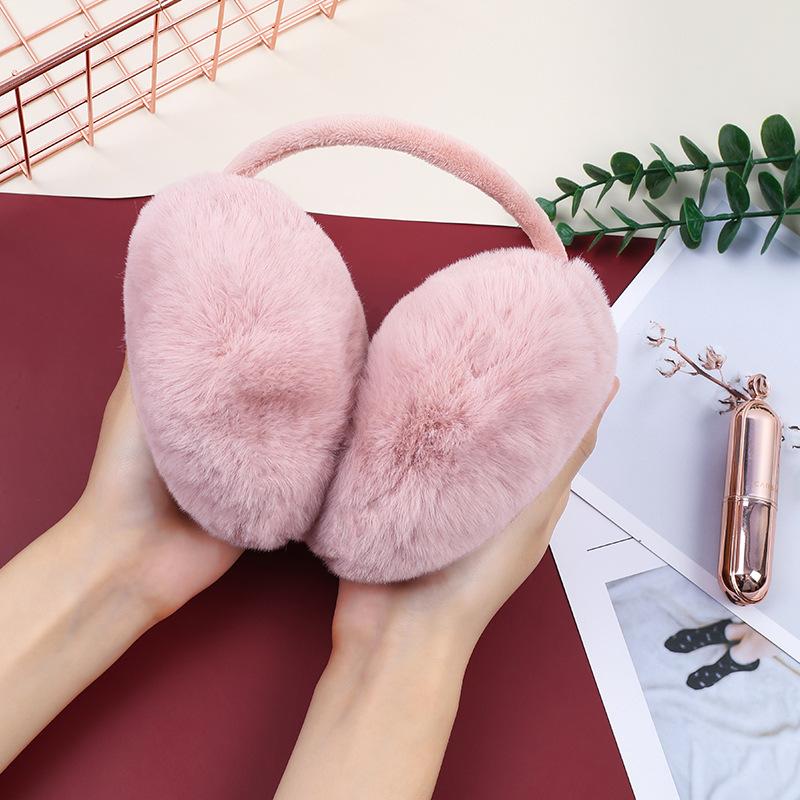 Autumn and Winter Students Ride Lovely Ears Warm Face Women's Earmuffs