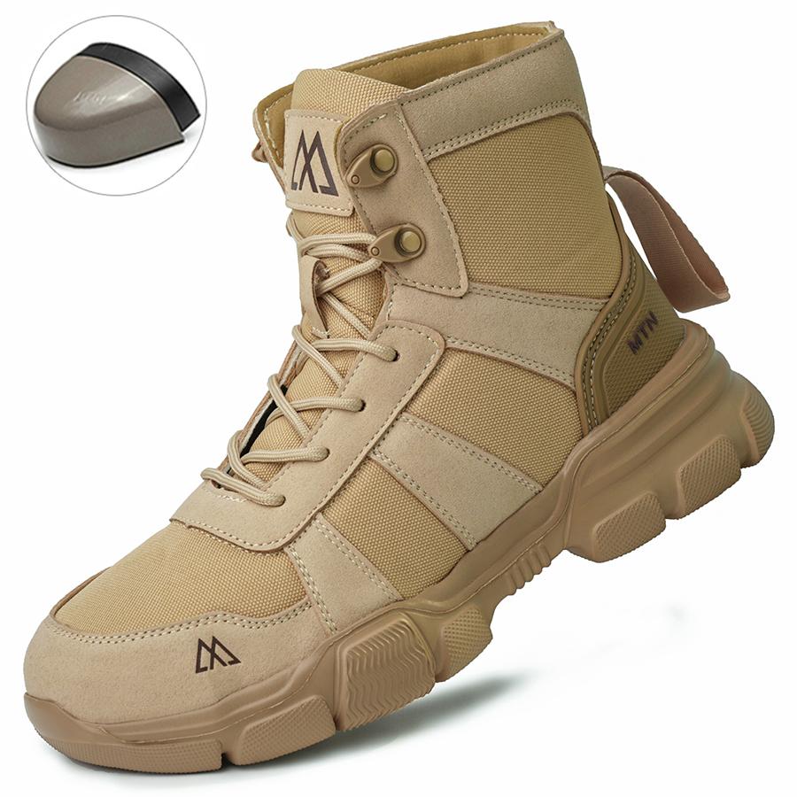 Indestructible Security Protective Boots Men Comfortable Breathable Construction Working Boots Anti-Puncture Work Safety Shoes