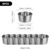 304 Stainless Steel Dipping Cup, Golden Sauce Cup, American Seasoning Dish, Household Salad, Tomato Sauce Dipping Cup