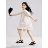 Big Girls Puff Sleeve Short Sleeve Princess Dress Casual Summer Sweet Kids Dress