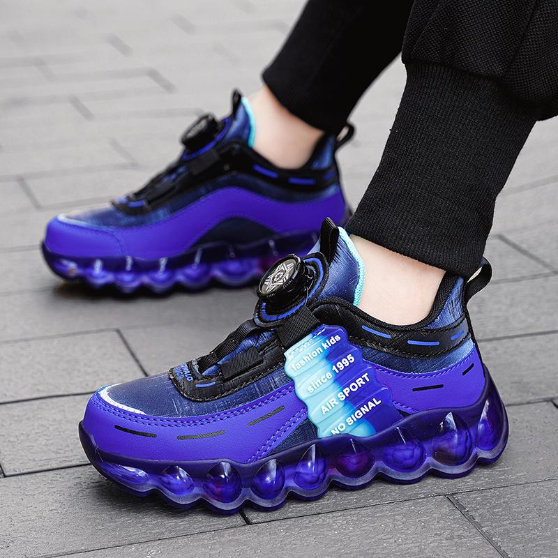 2025 Herbst/Winter Leder-Sportschuhe für Mädchen mit Drehverschluss