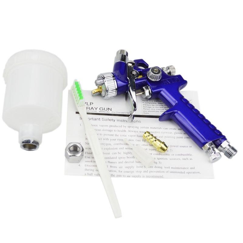 Mini HVLP Paint Gun Spray Gun 0.8mm Nozzle with 125ml Paint Gun for Car Detail Paint Provides Point Repair (0.8)