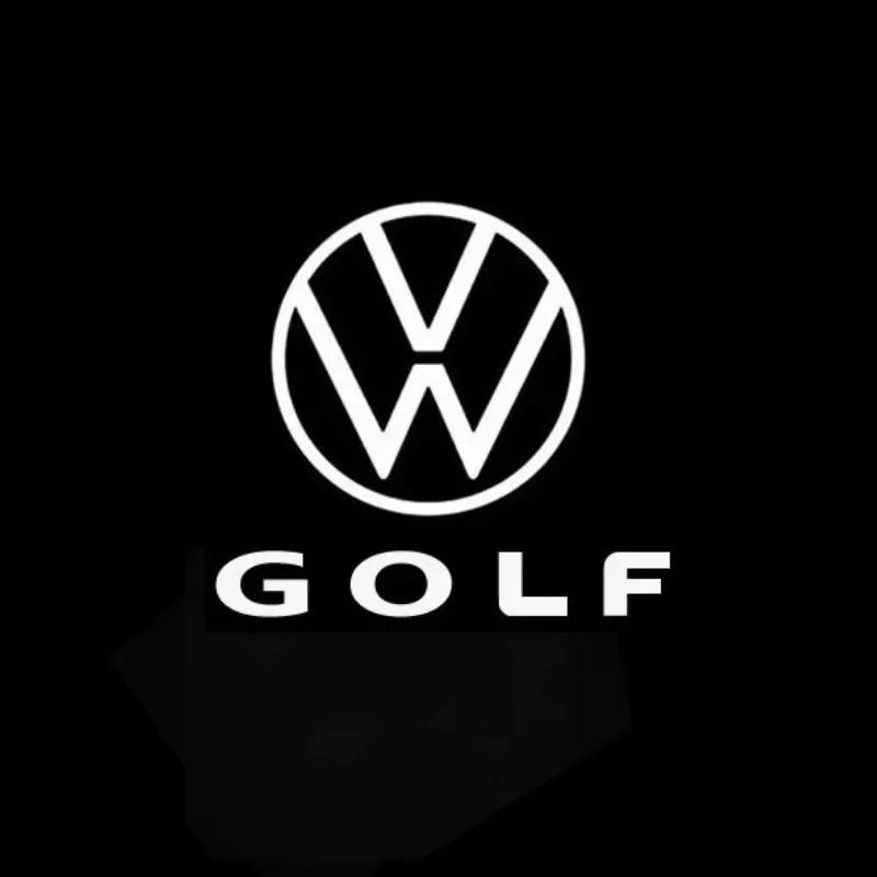 For VW VOLKSWAGEN New For VW Volkswagen Passat CC Lamando Touran Touareg Tiguan Eos Golf Car Door Logo Courtesy Lamp Laser Proje