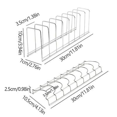 Stainless Steel Dish Draining Rack Kitchen Pot Lid Plates Storage Racks Multipurpose Shelf Bowl Drying Holder Kitchen Organizer