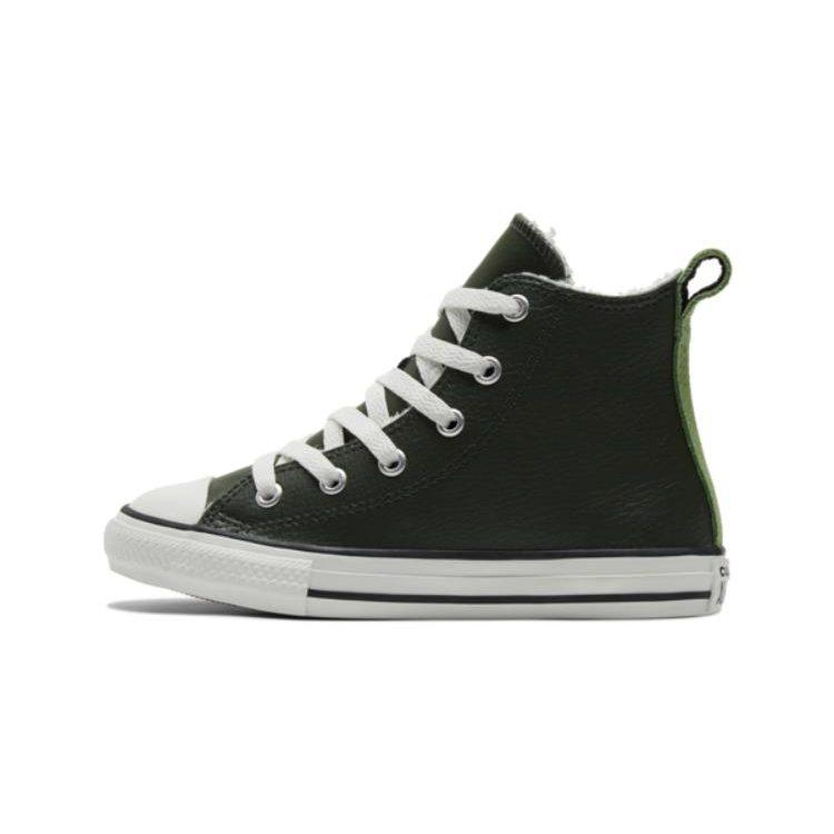 Converse Chuck Taylor All Star High Top Kids Canvas Shoes Green Children Aged 3 7 Years Old A01471C