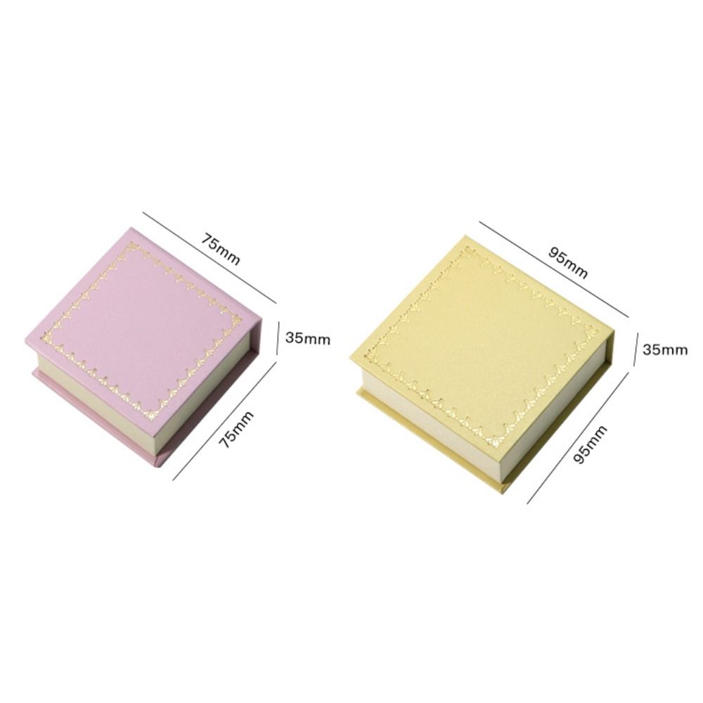 Square Jewelry Storage Case with Sponge Portable Travel Jewelry Box  Vanity Gift