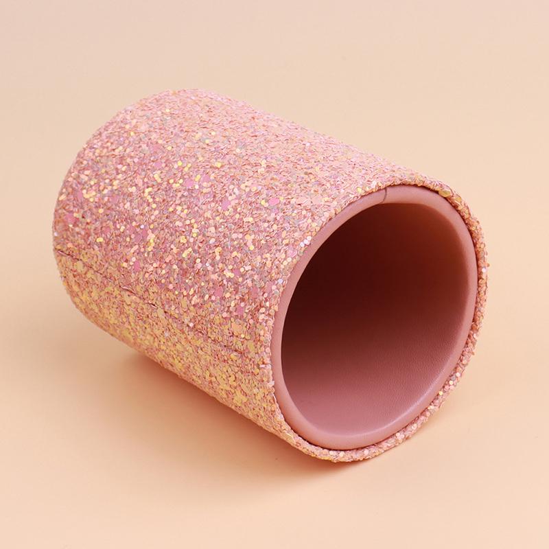 Women Makeup Brush Bucket Cosmetic Storage Box Pencil Vase Comb Container