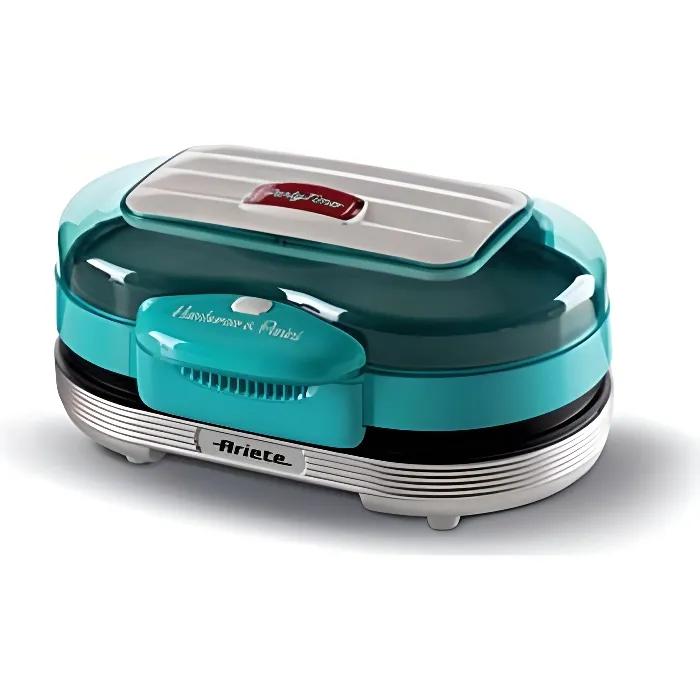 Hamburgermaker - ARIETE - 205 HAMBURGER MAKER PARTY TIME - 1200 W - 2 Fächer - Antihaftbeschichtete Platten - Bild 7