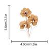 60 Sheets Dried Flower Leaf Stickers: Waterproof Decals for Suitcases, Computers, Refrigerators, and Phones