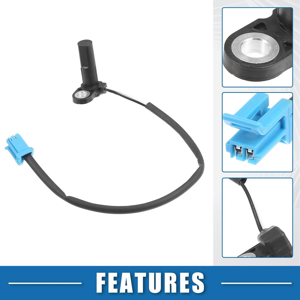 ABSOPRO Replacement Transmission Speed Sensor 24276628 for Buick Cascada Black No. 2016, Plastic,