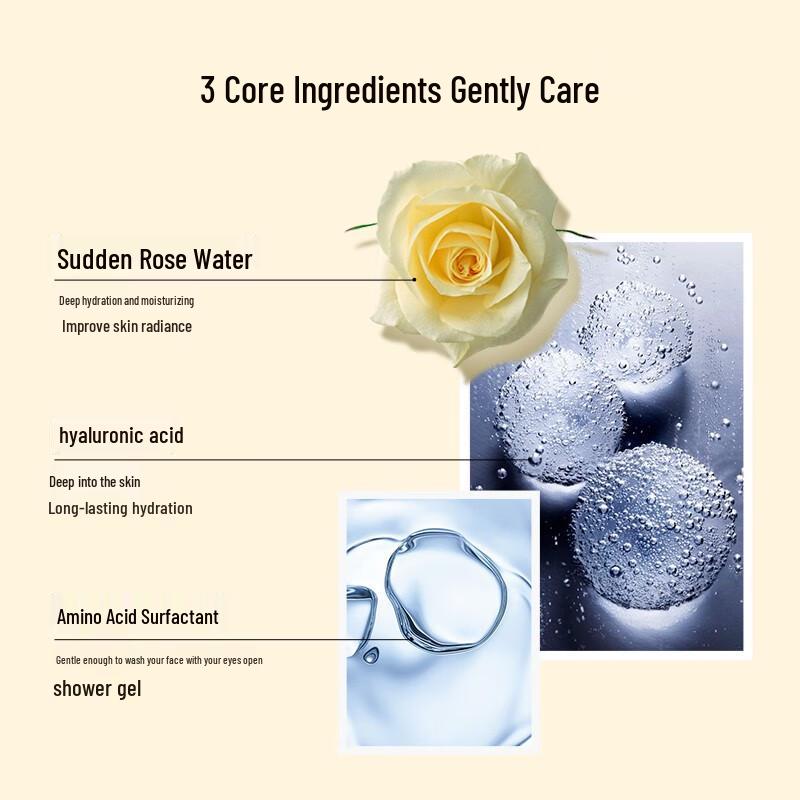 MISS LILLY Rose Petal Fragrance Shower Gel