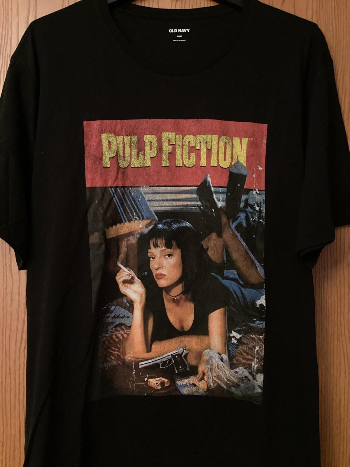 Pulp Fiction - 1994 Crime/Thriller (Q. Tarantino) - Uma Thurman - Black - 4XL S