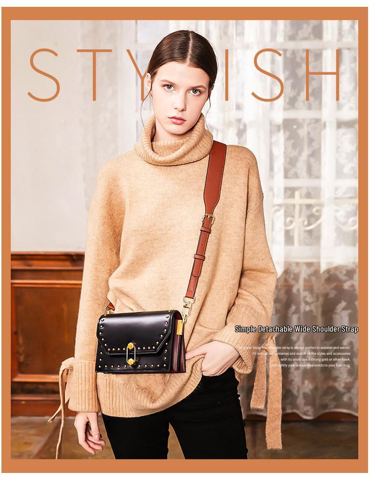 Verstellbarer Crossbody-Riemen aus Rindsleder als Ersatz für Damenhandtaschen