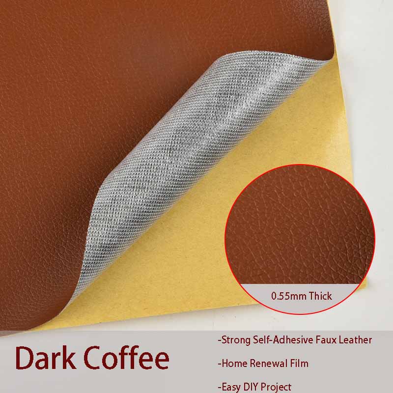 Instant Furniture Repair Film - Strong Self-Adhesive Faux Leather for DIY Sofa Restoration Furniture Resurfacing Resistant Renewal