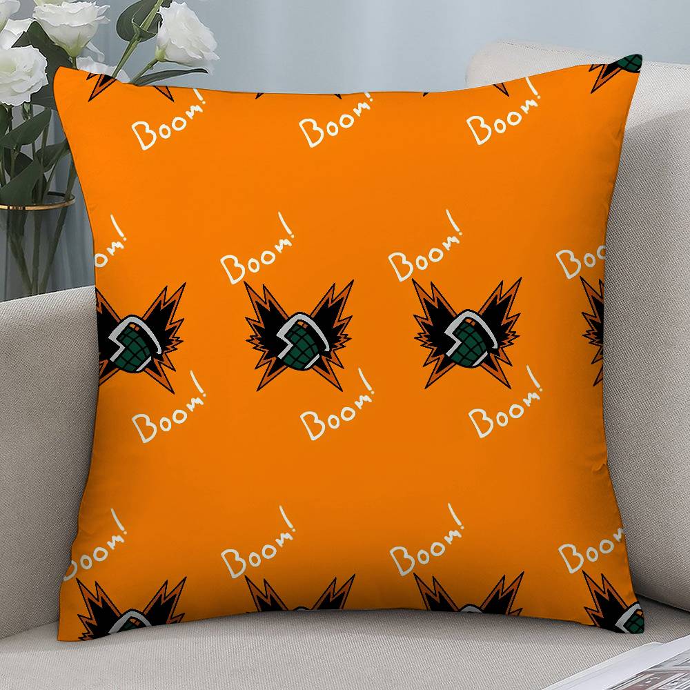 Anime B-Bakugou Katsuki Hero Pillow Case Short plush Double-sided Print Square Throw Pillow Covers Sofa Home Cushion Decor