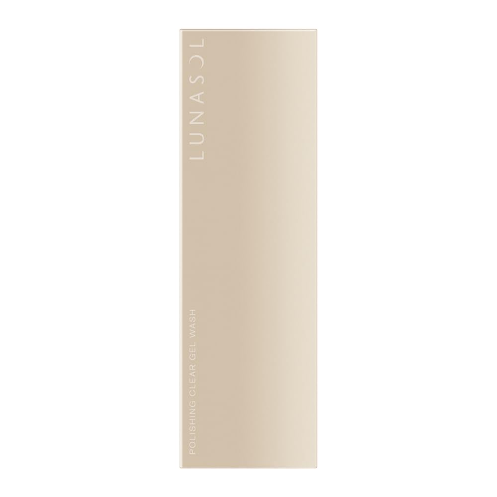 LUNASOL Polishing Clear Gel Wash Facial Cleanser 150g Gel Type Pre-serum Cleanser Blackhead Care Dullness Care Moisturizing Pore Cleansing Dryness Car