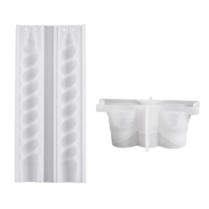 

Гипсовый подсвечник Силиконовая форма Форма для основания свечи Форма для подсвечника в форме банта Форма для украшения дома Форма 1