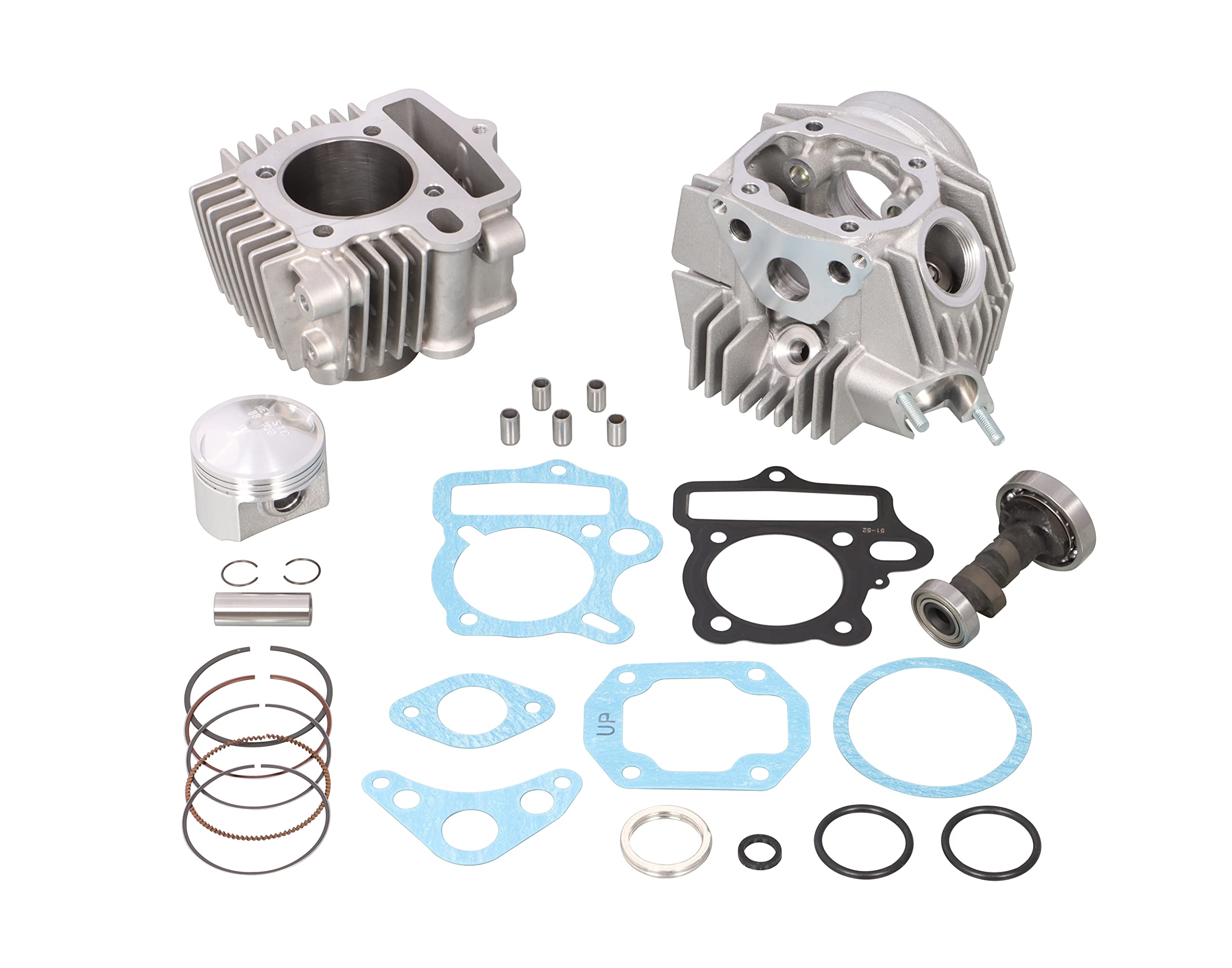 

KITACO NEW STD Bore Up Kit 88cc Aluminum Cast Iron Sleeve Cylinder with Cam Monkey Gorilla Ducks Jazz Magna 50 Super Cub 50 (12V) etc. 214-1083112
