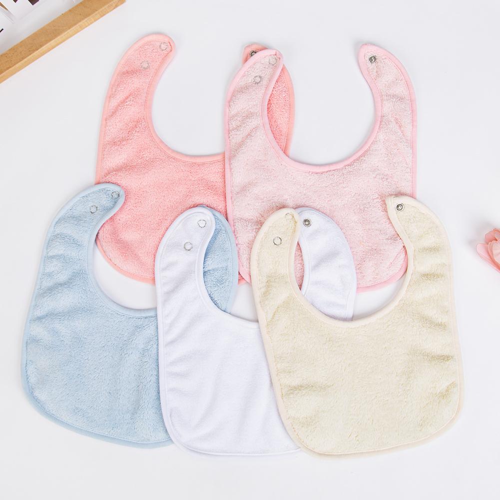 Feste Frottee-Lätzchen für Babys Süßes Baumwoll-Spucktuch Verstellbare Koreanische Kinder Jungen Mädchen Taschen-Halstücher Fütterungs-Rülpstücher