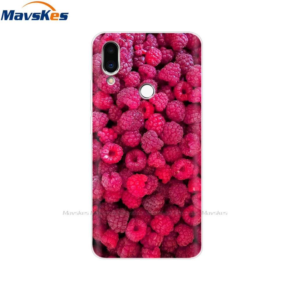 Soft TPU Case for Meizu Note 9 Cat Animal Flower Printed Protective Silicone Covers Phone Shells Bags Bumper for Meizu Note9