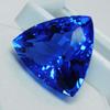 Lab-Created 51 Carat Trillion Cut AA+ Blue Tanzanite Loose Gemstone