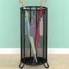 Practical Metal Umbrella Holder Drainage Design Stand Type Umbrella Barrel Durable Cylindrical Storage Rack Home Entrance