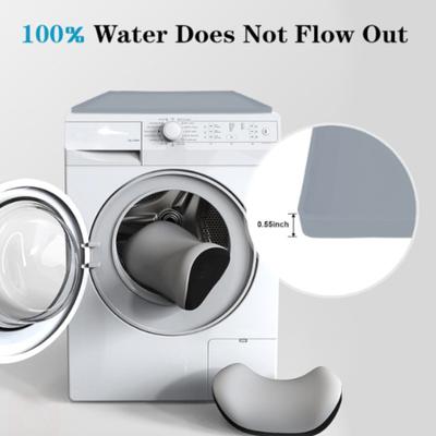 Silikon Waschmaschine Schutz Matte Wasserdicht Nicht-slip Waschmaschine Trockner Staub-proof Abdeckung Wäsche
