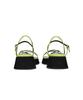 Circle Strap Platform Sandals (Lime)