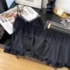 Women's Summer Ice Silk Lace Camisole and Shorts Set with Chest Pads