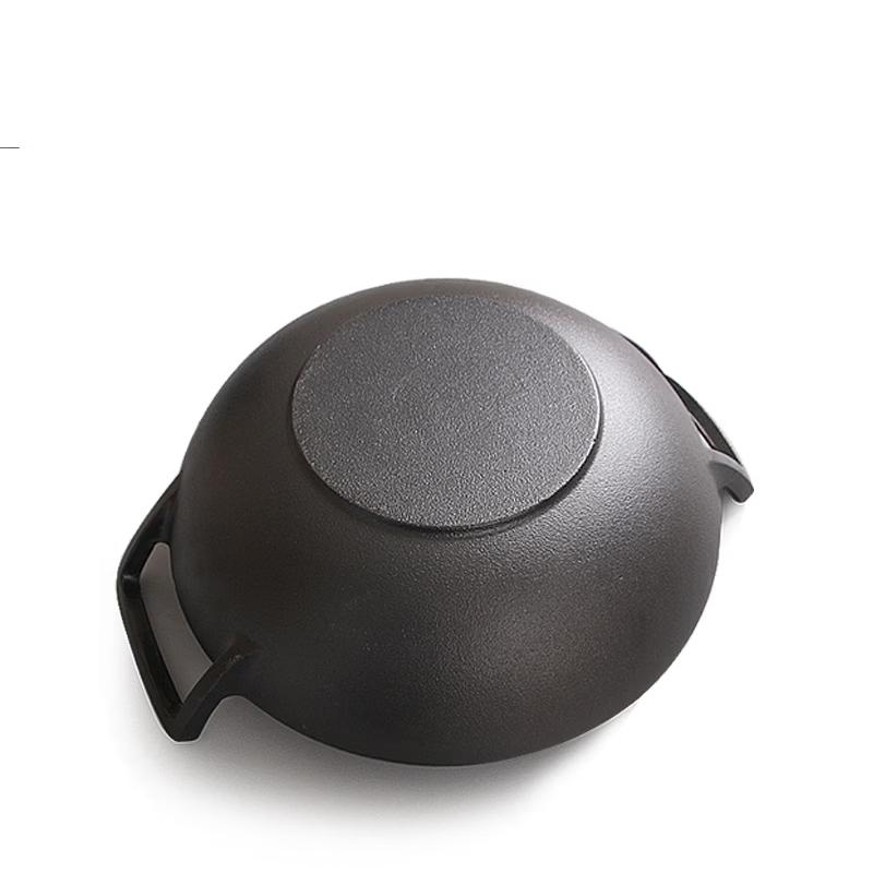 Wutuo Cast Iron Flat-Bottom Wok