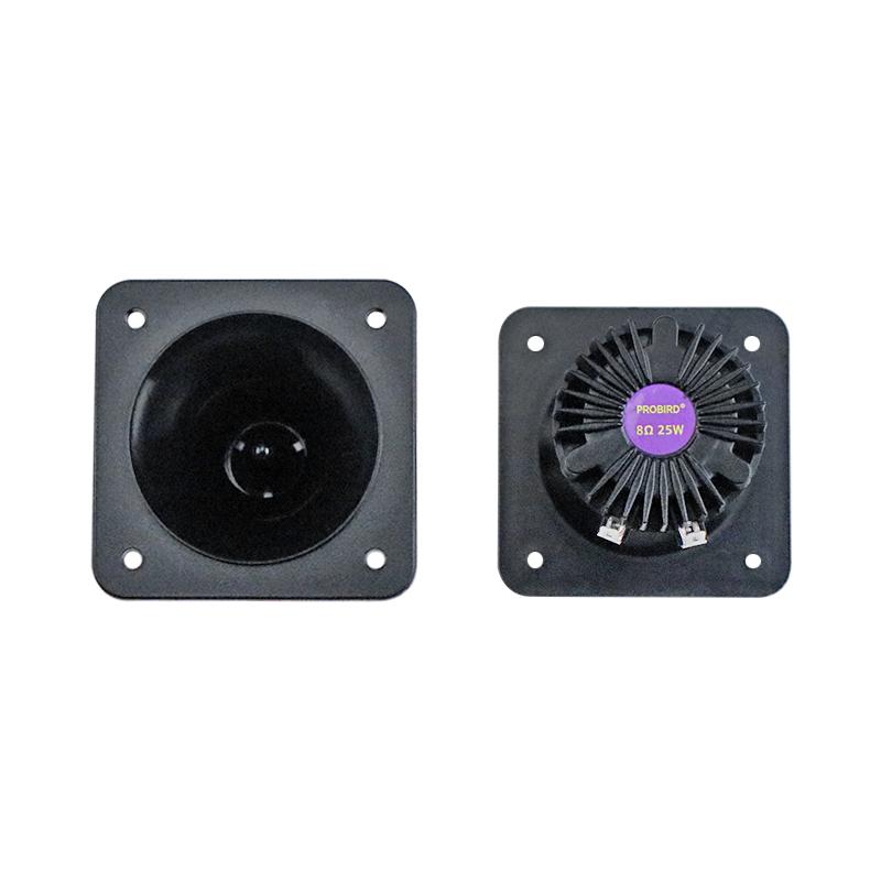GHXAMP Swallow House Outdoor Waterproof Swallow Horn 3.5-inch Square Neodymium Speaker Column Tweeter Unit 8ohm 25W