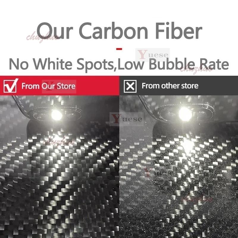 Für Mazda 3 CX-30 CX-30 EV - Kompatibel mit Start-Stopp-Knopfabdeckung Kohlefaser schlüsselloser Auto-Motorzündschalter