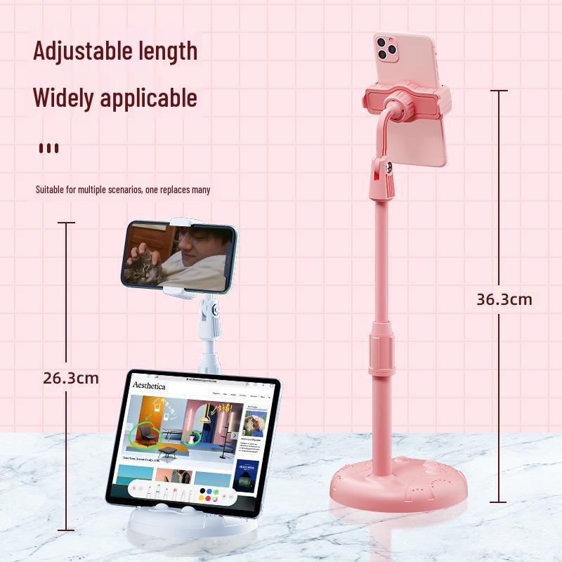 Desktop Multi-functional Phone & Tablet Holder for Creative Top-down Shooting & Home Use