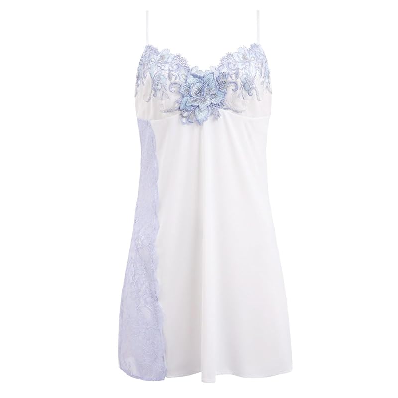 

[Himiko] 025 series slip long camisole M L lingerie (OW-off white, M)