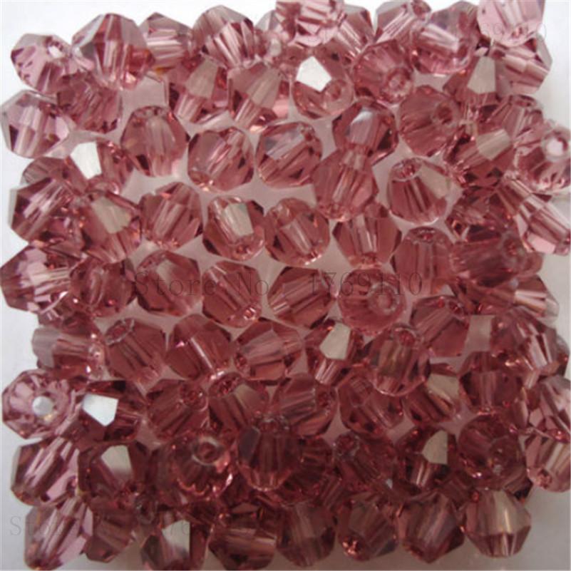 Isywaka Sale U Pick Color 3mm 4mm 6mm 8mm Bicone Austria Crystal Bead Charm Glass Bead Loose Spacer Bead for DIY Jewelry Making