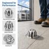 Round Shape Gutter Guard Filter 304 Stainless Steel Drain Cover Durable Downspout Strainer  Patio