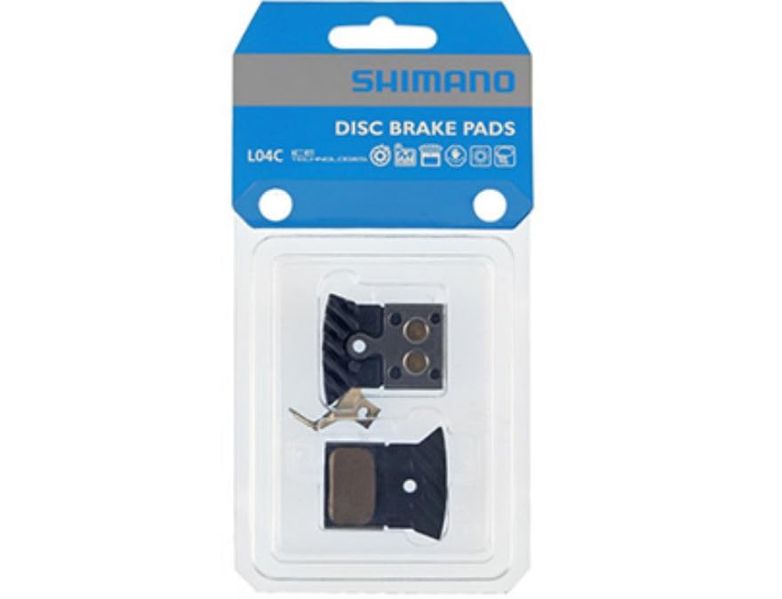 SHIMANO Disc Brake Pad L04C Metal with Fin IBPL04CMFA